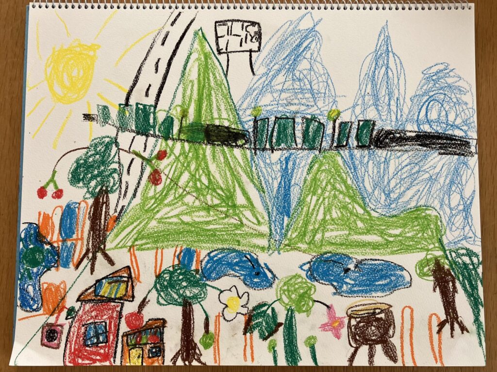 やまのふもとは果物がいっぱい