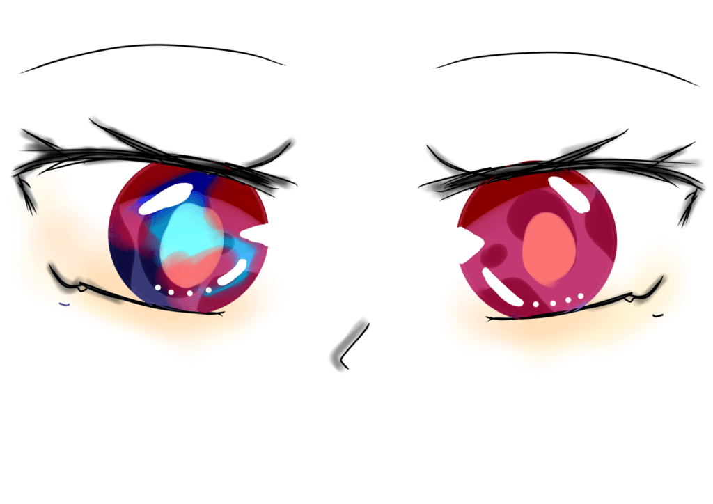 初めて描いた目