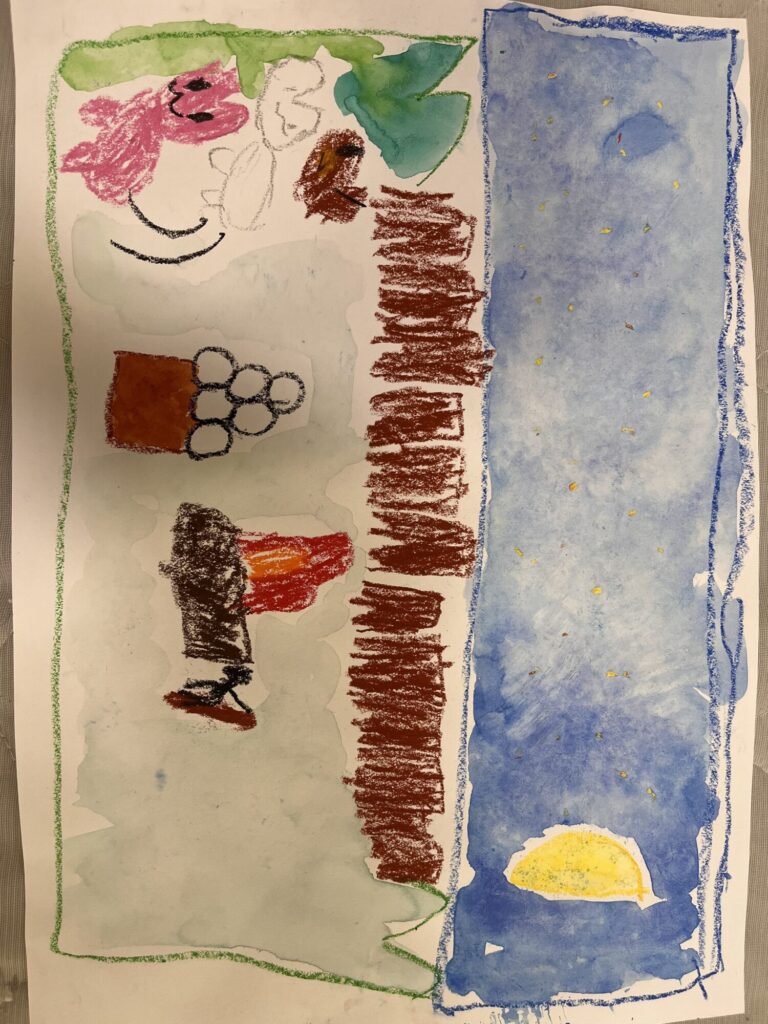 お月さまを見ている人