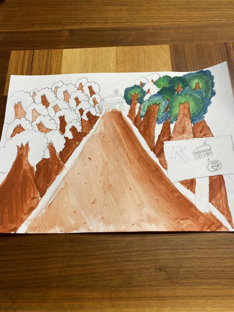 森の中のお菓子のお家