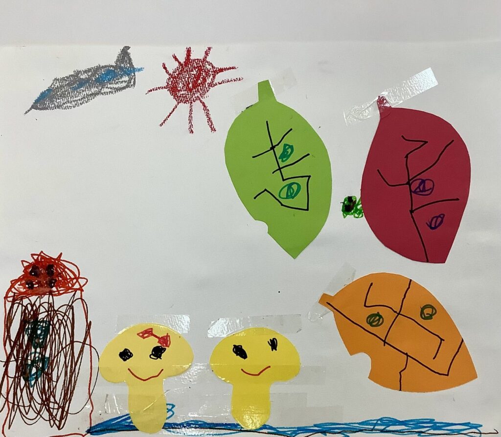 キノコがプール