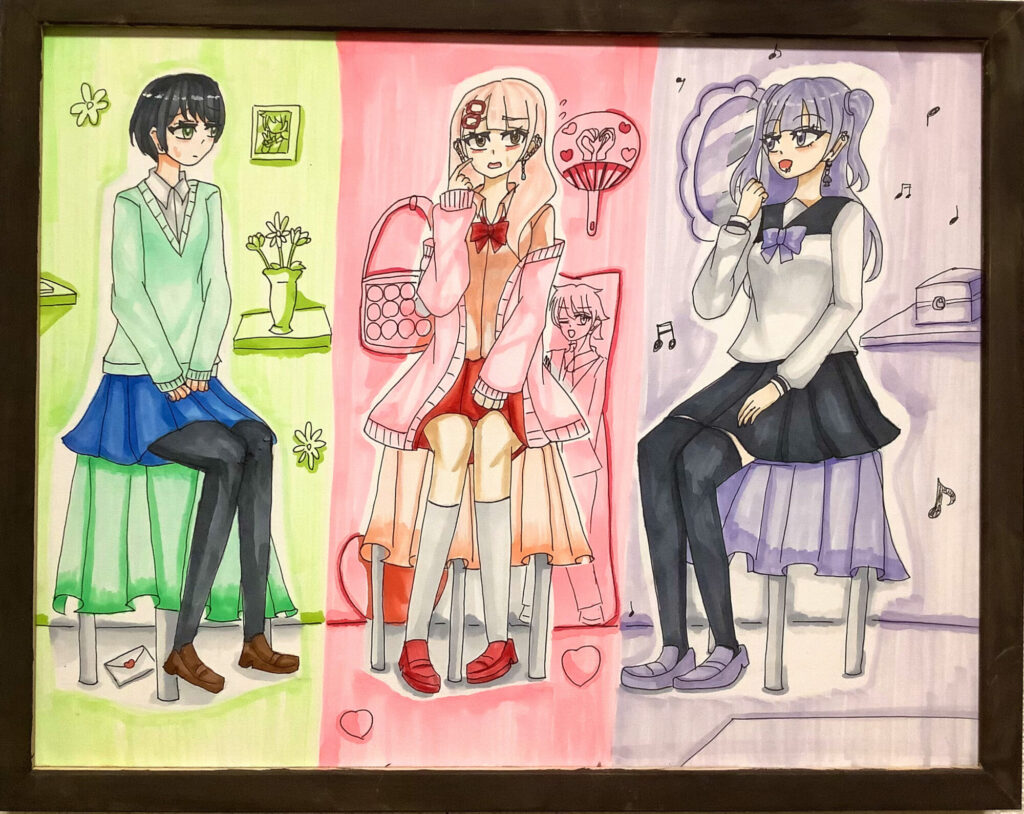 個性色々なJKたち