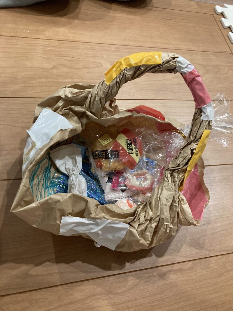 トリックオアトリートのバッグ