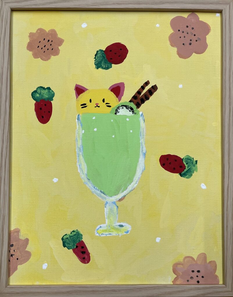 ネコちゃんクリームソーダ