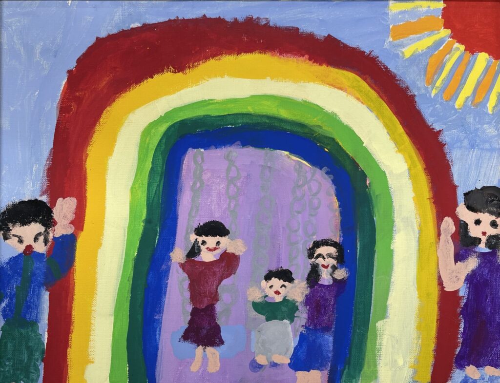 にじの下のぶらんこ