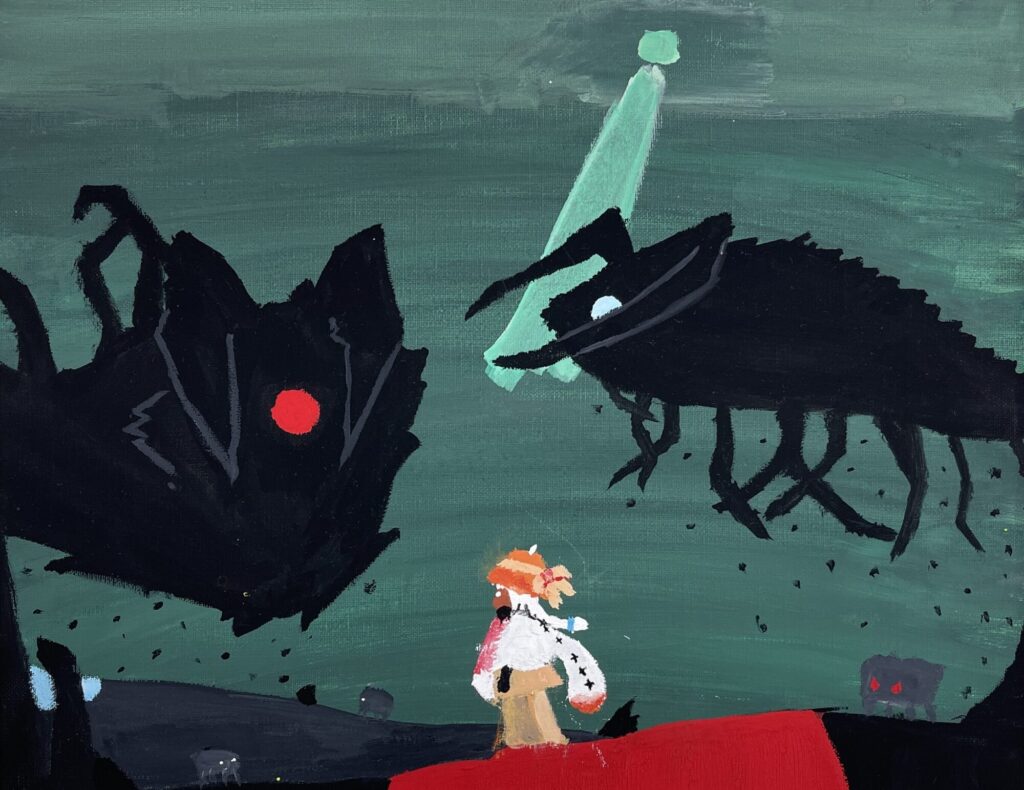 暗黒の竜と闇のカニ