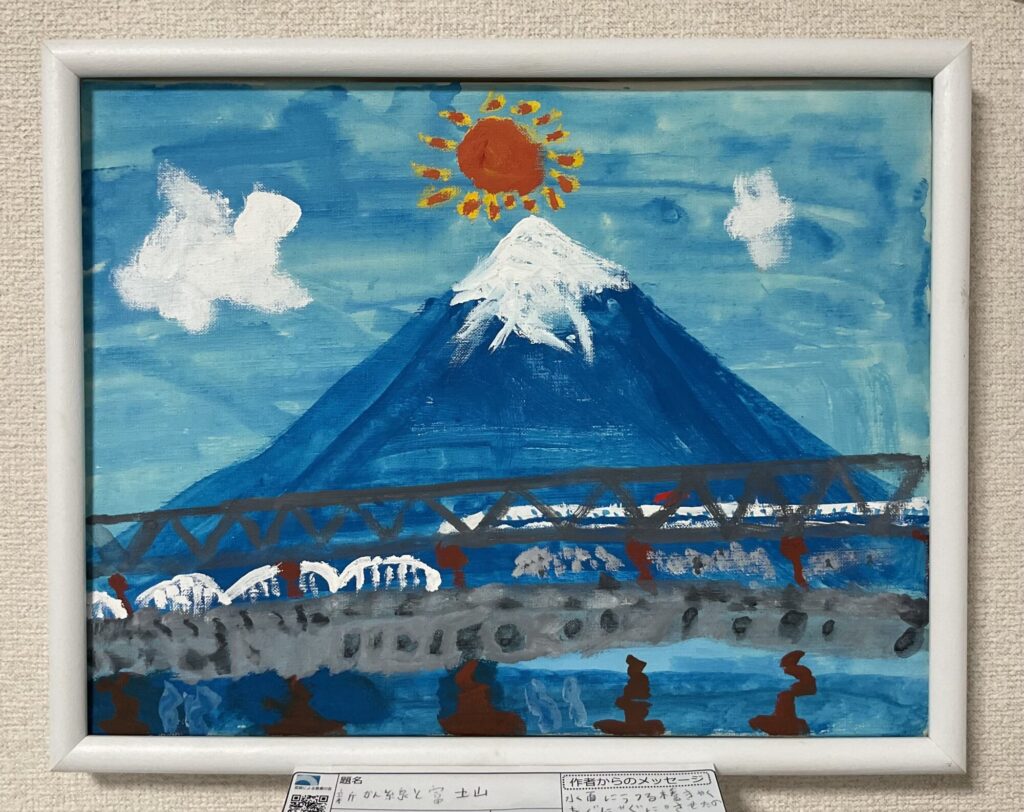 新幹線と富士山