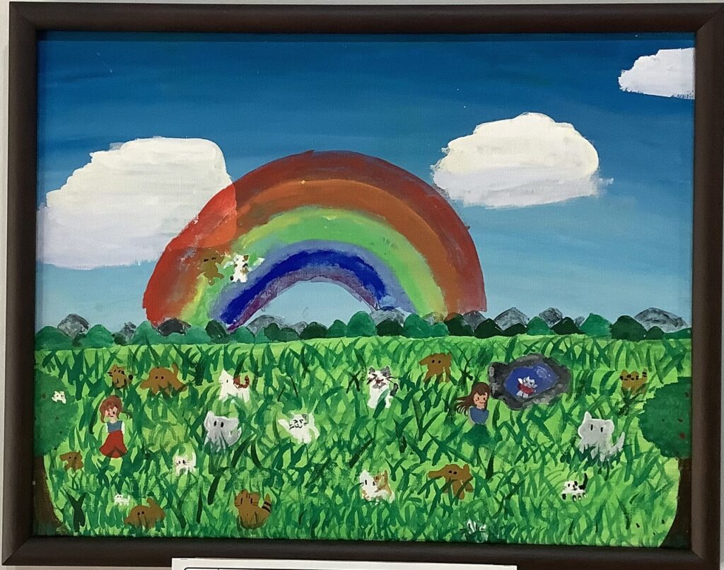 たくさんの動物たちと虹 たくさんの動物たちと虹