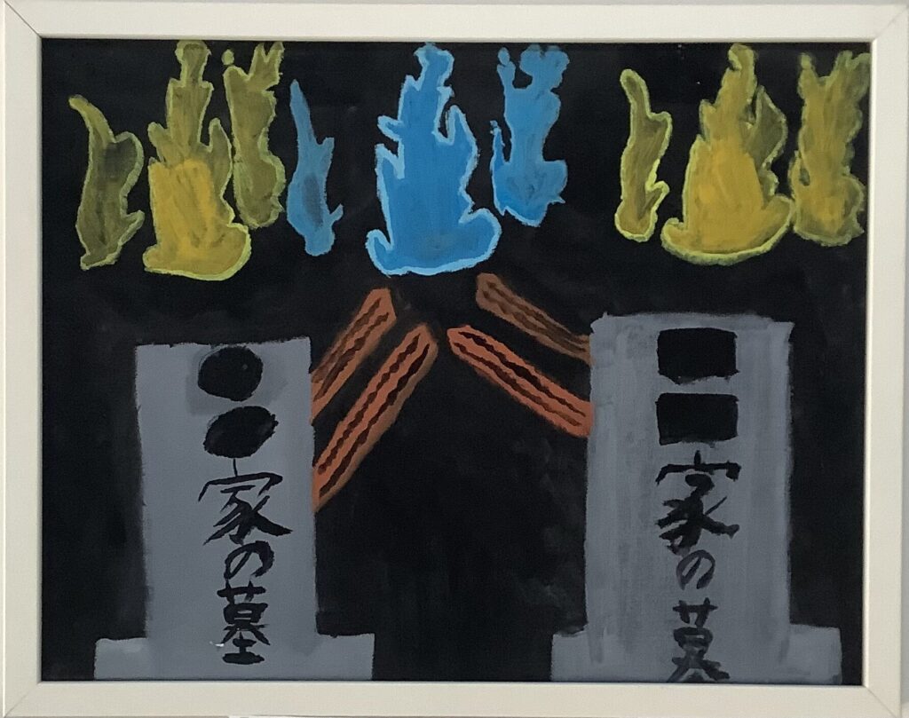 丑三つ時の墓地