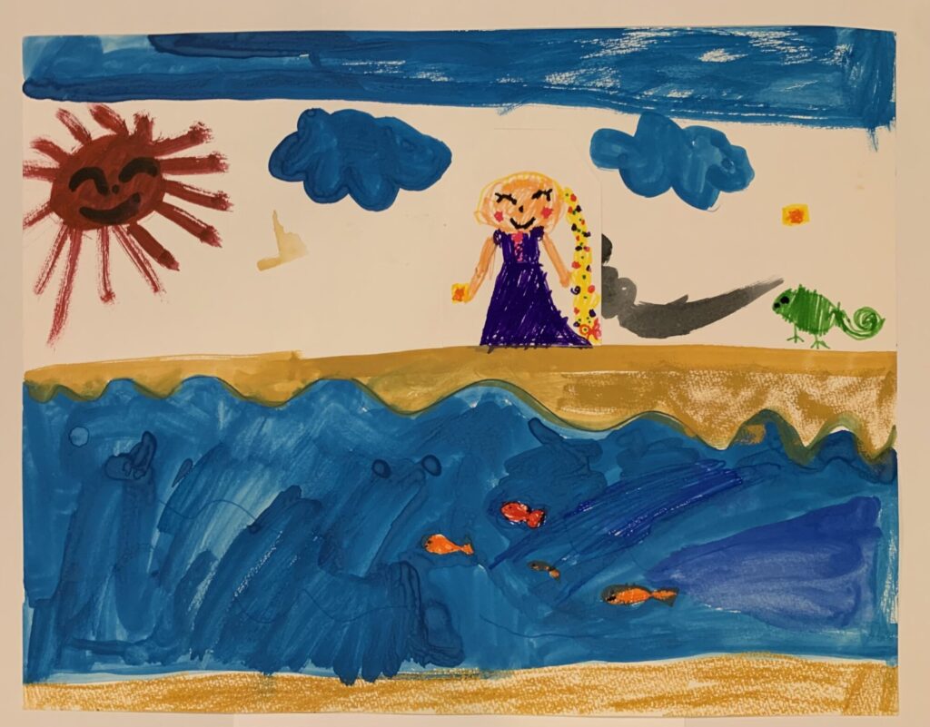 うみにいったラプンツェル