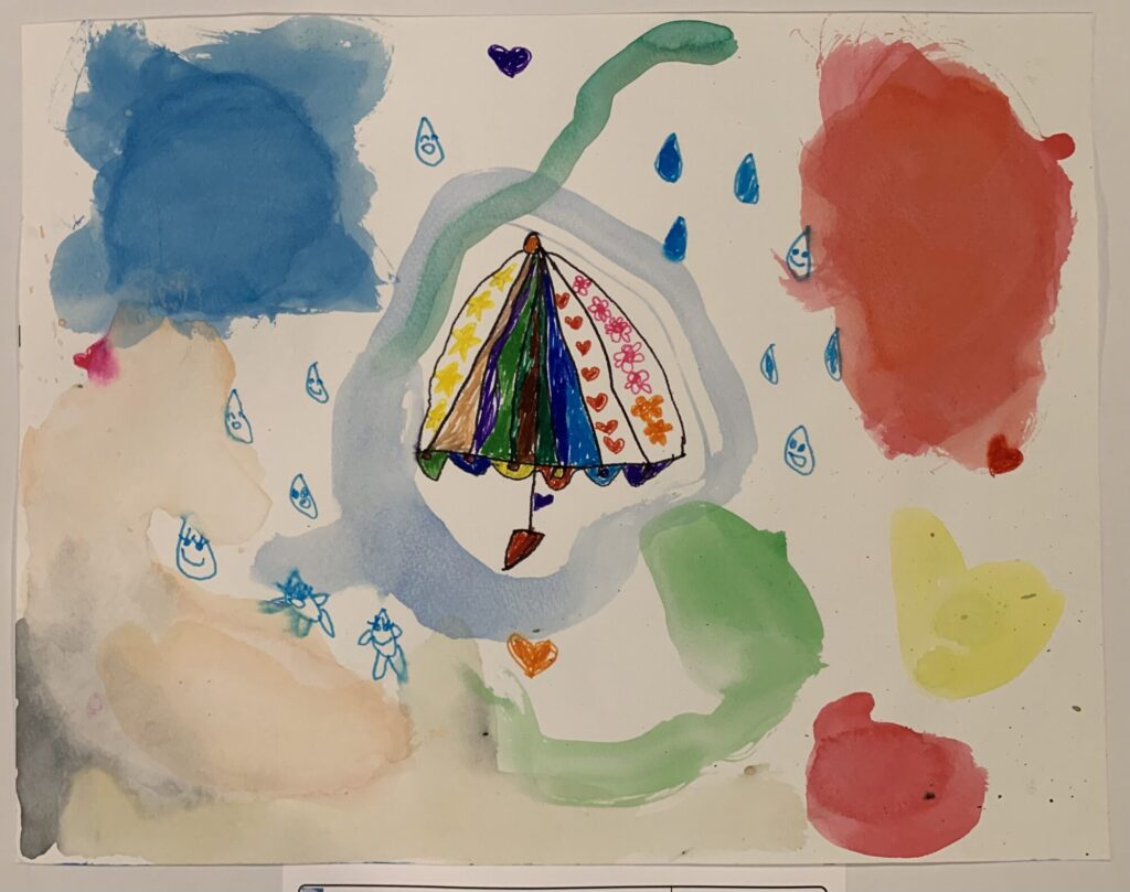 きれいなあめとかさ