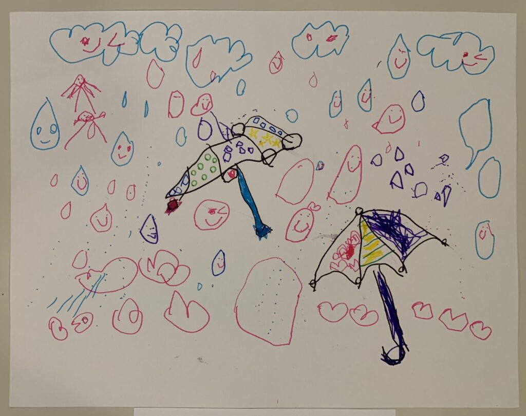 たくさんのくもとあめ