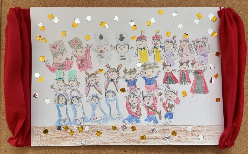 おゆうぎ会の絵