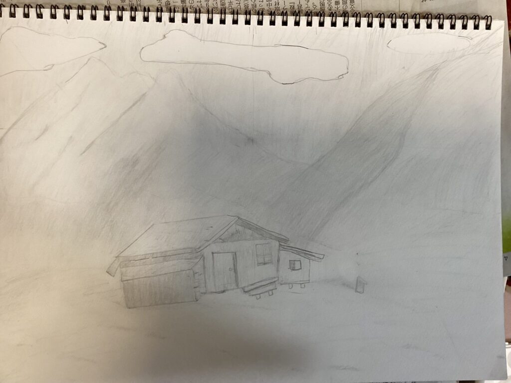 デッサンの山小屋