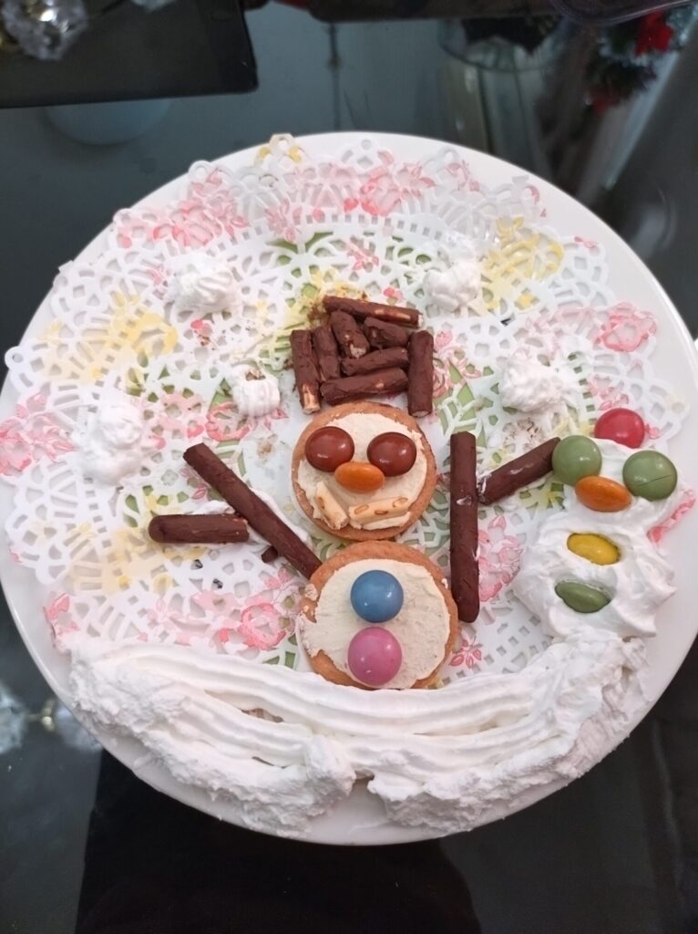 ２人の雪だるま