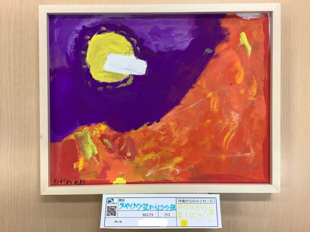 夕やけの空からよるの空