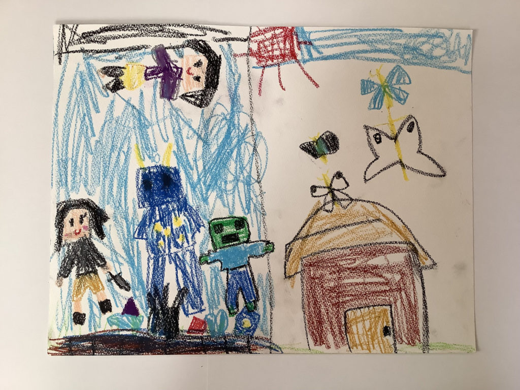 おうちにあそびにきたマイクラ