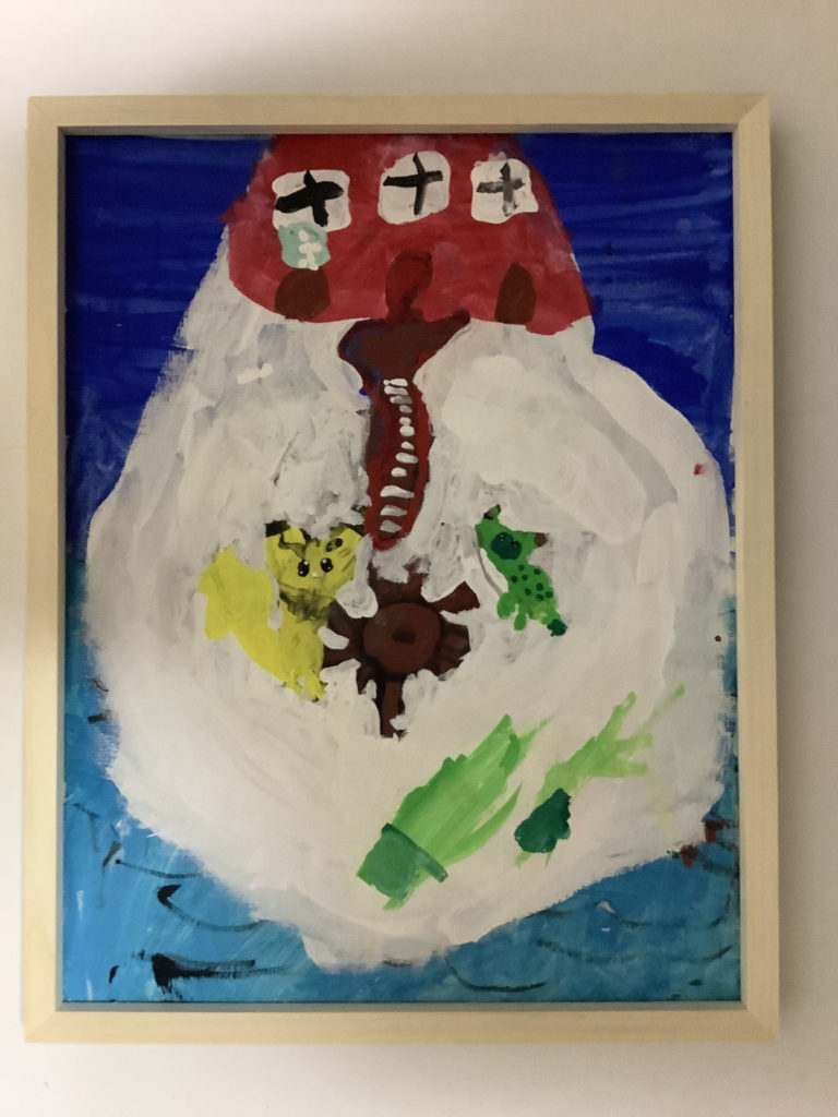 ふねにのってるきゃぷてんピカチュウ