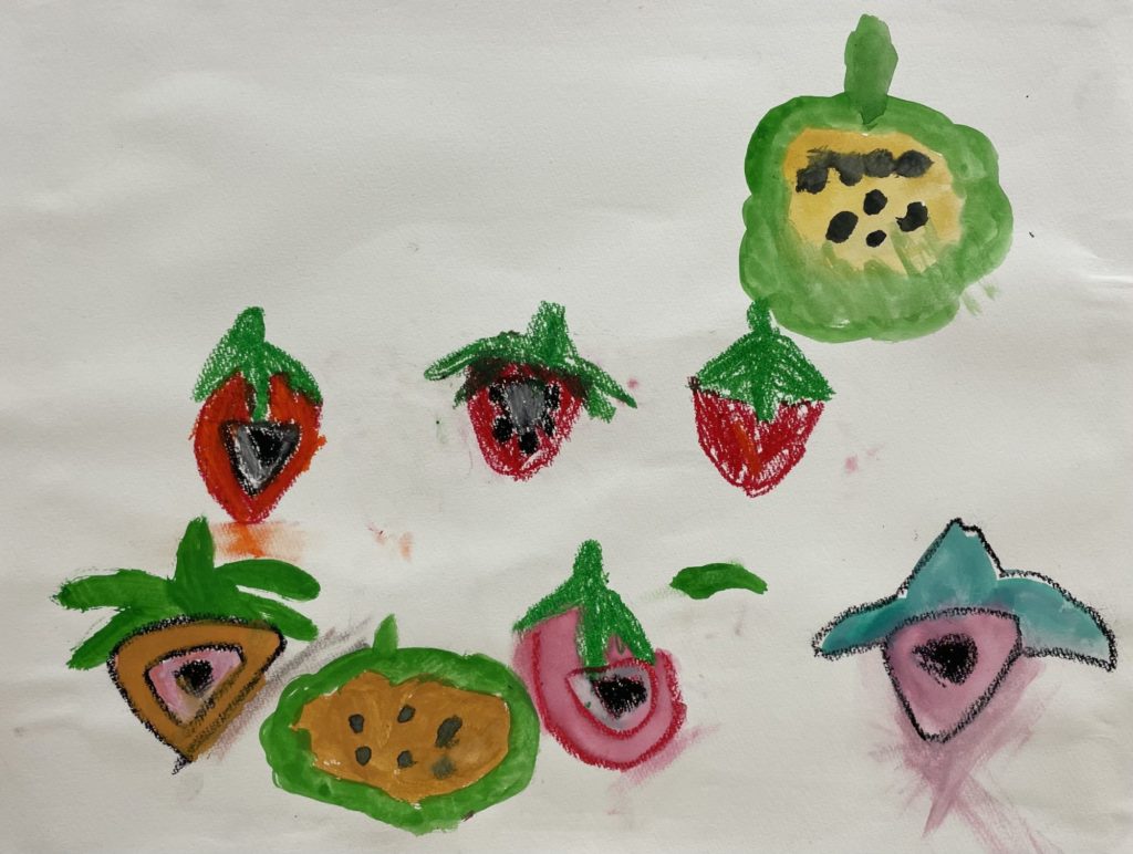 いちごとかぼちゃ