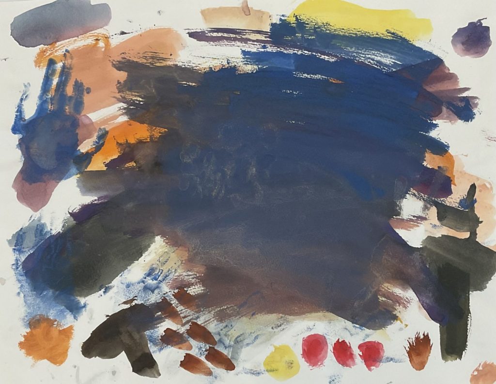 おててぺったんこ