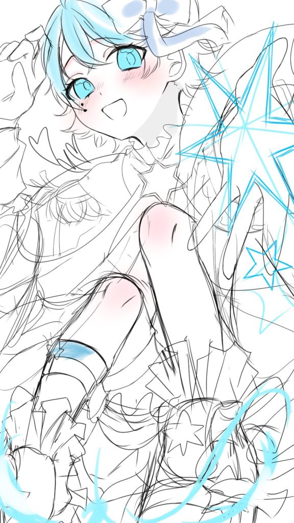 線画綺麗にしてる