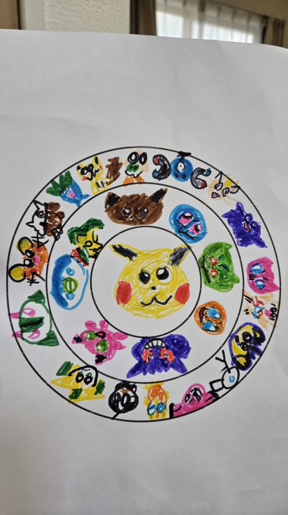 的を5つ作りました!!!!! 的を5つ作りました!!!!!