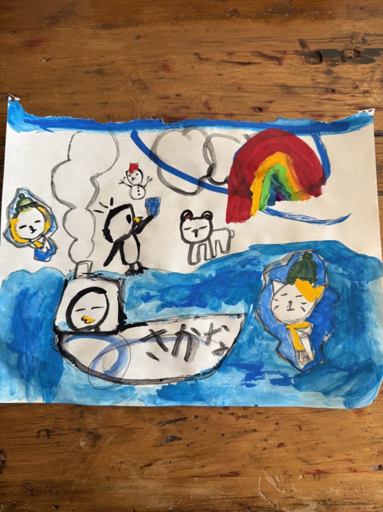 ねこといぬが北極に旅した