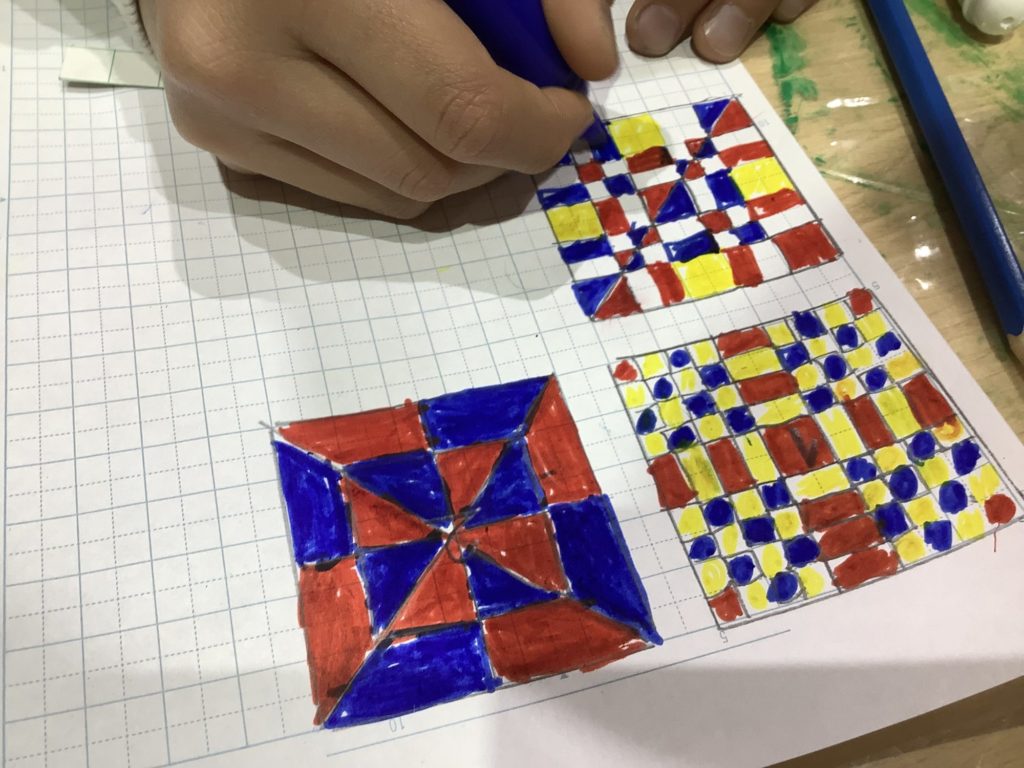 みんなのモザイク画