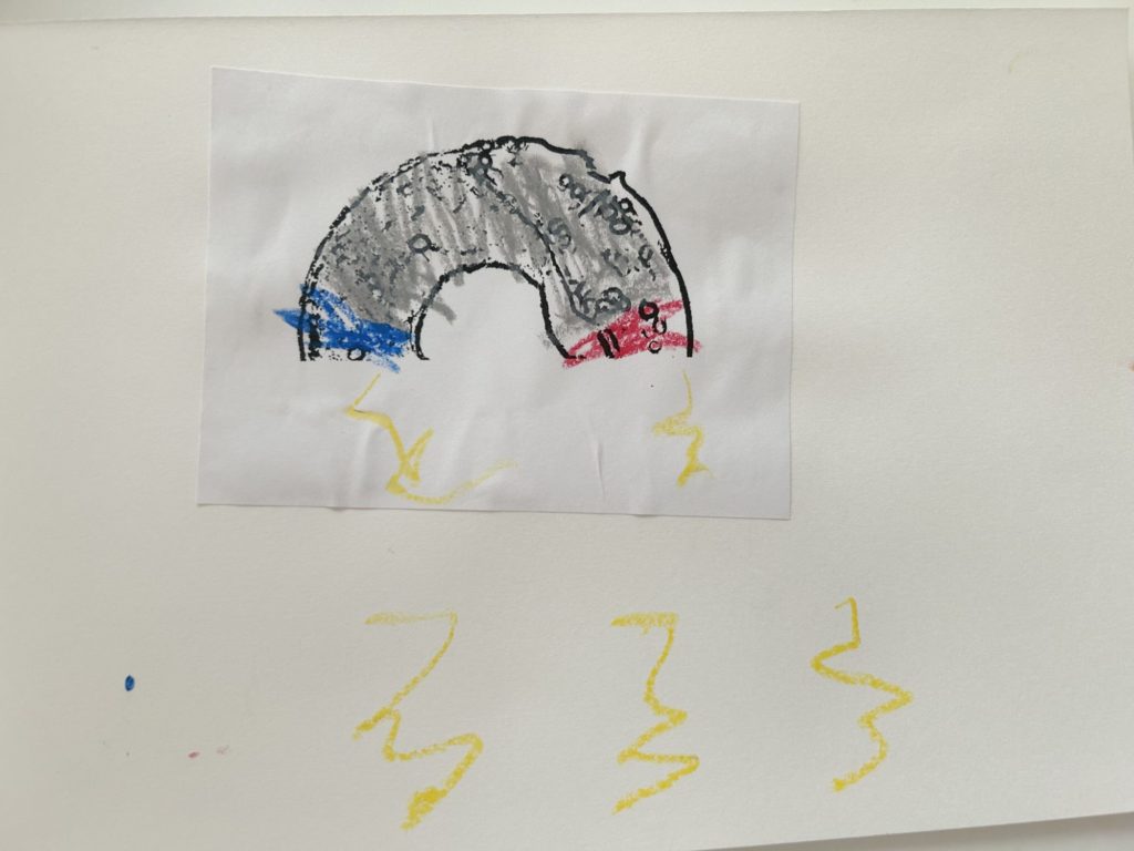 ママと2人のはんぶんこ共同作品