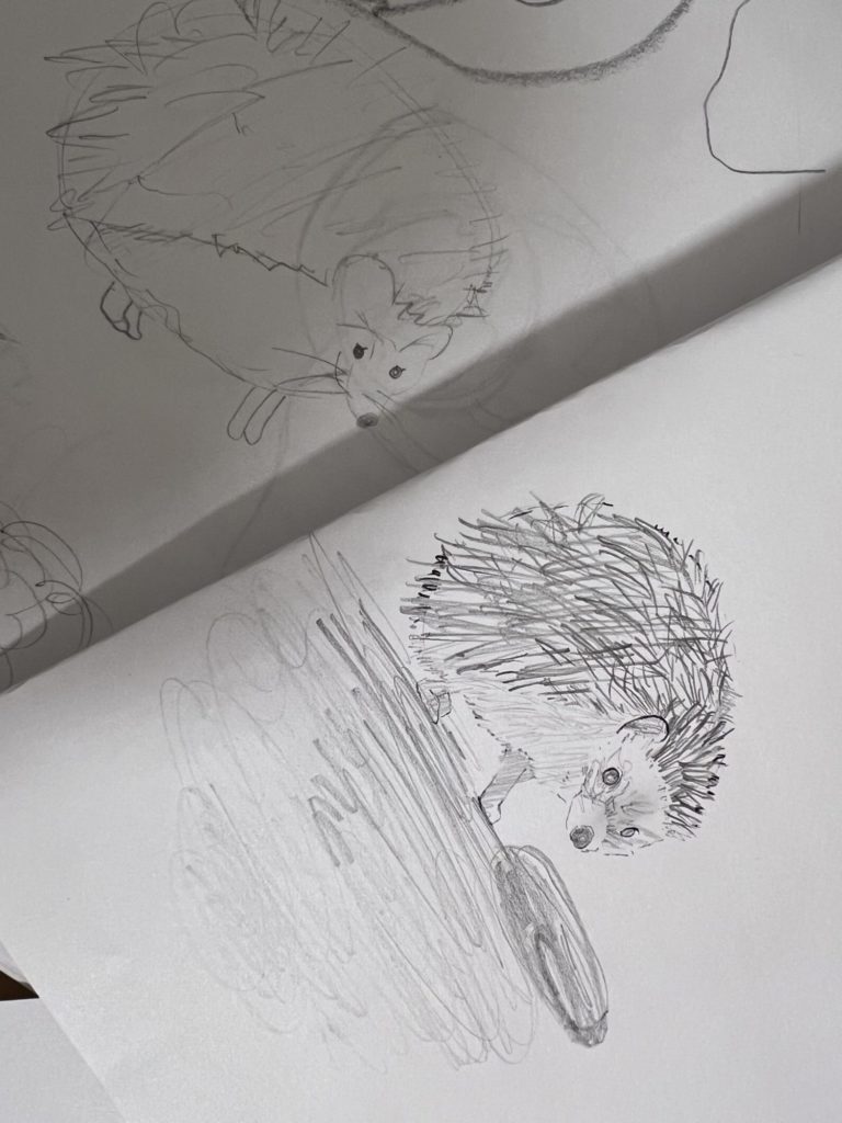 はりねずみ&剣ビフォーアフター