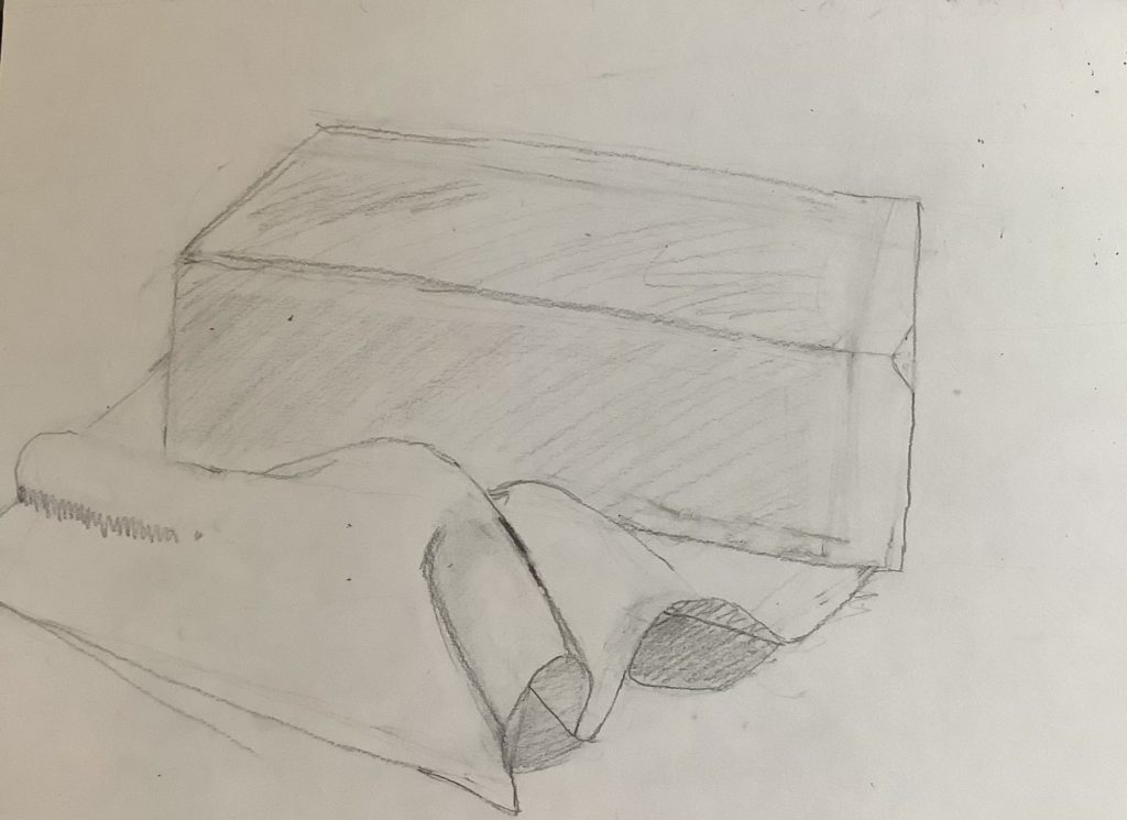 雑巾とレンガ　あたり