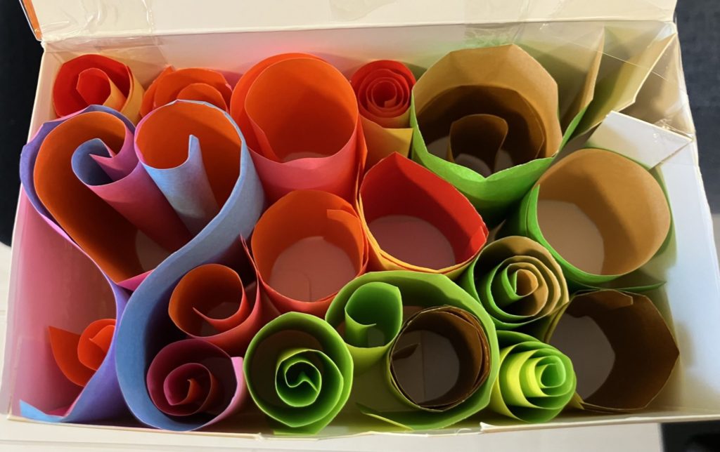 いろんな高さのくるくる箱