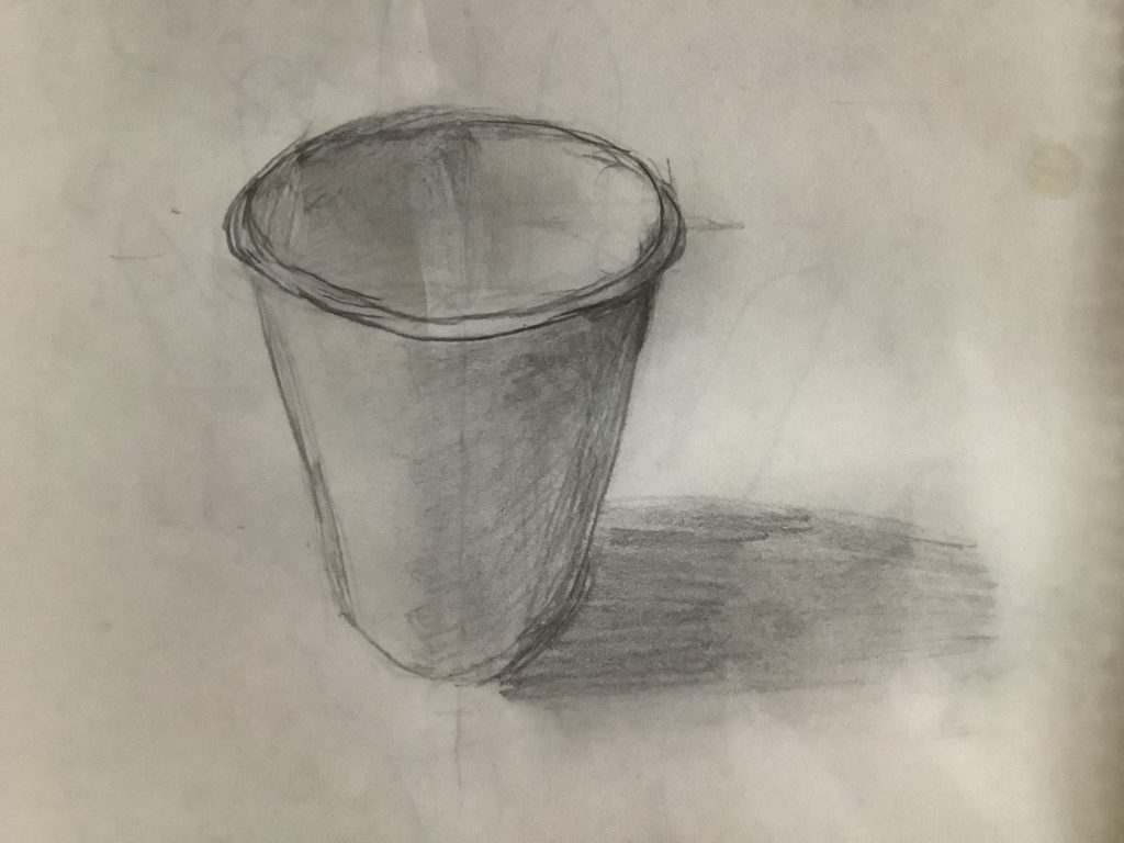 紙コップデッサン