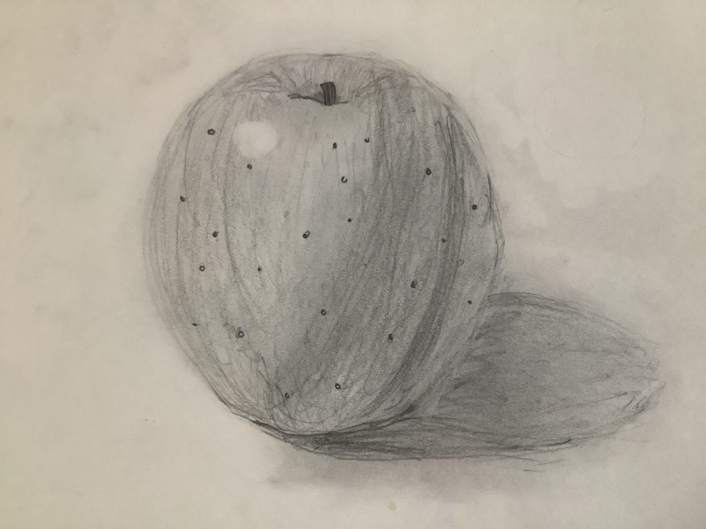 りんごデッサン