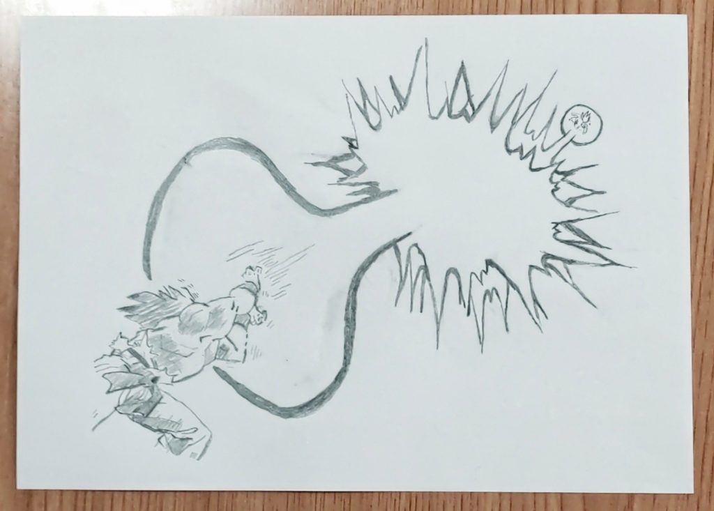 悟空vsベジータ(弟)