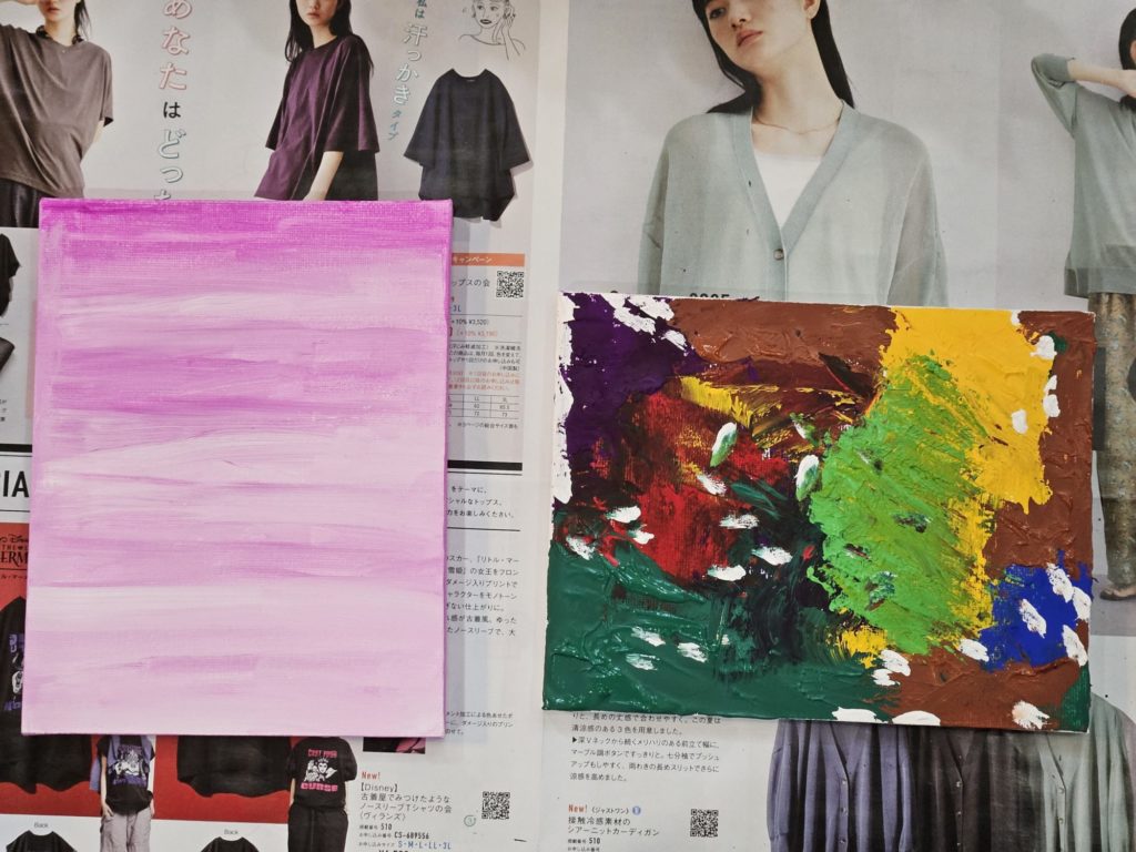 下地とスケッチ