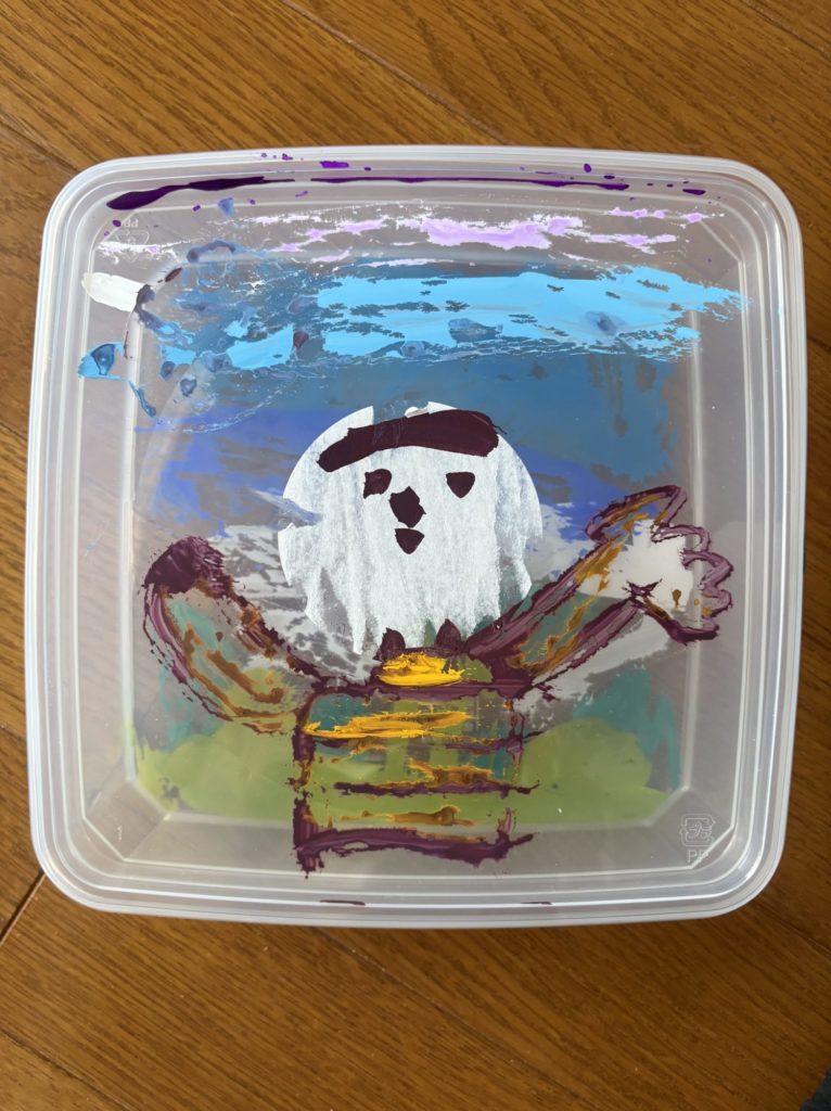 初めてのアクリル絵の具🎨