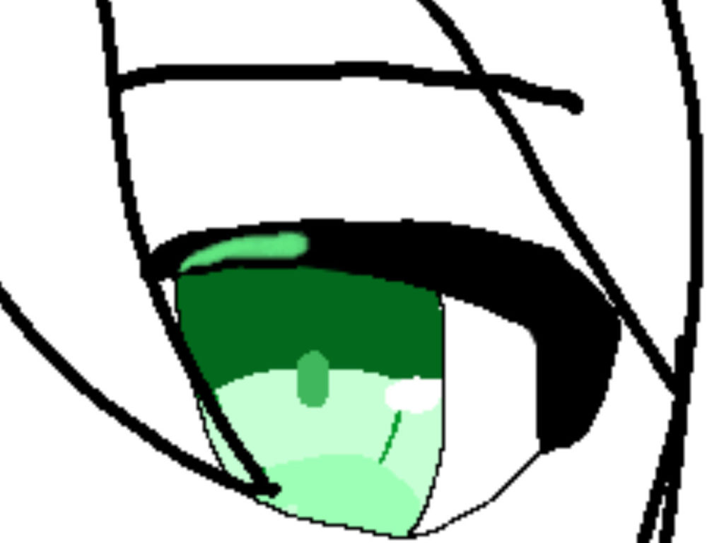 過去に描いた目