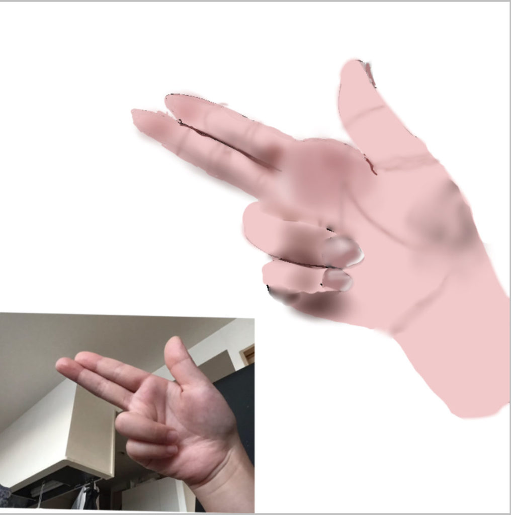 2025／8／9 デジタルイラスト　手