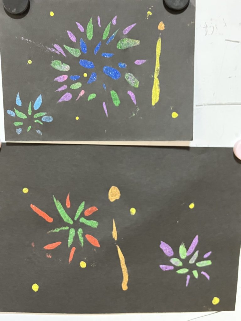 きれいなはなび