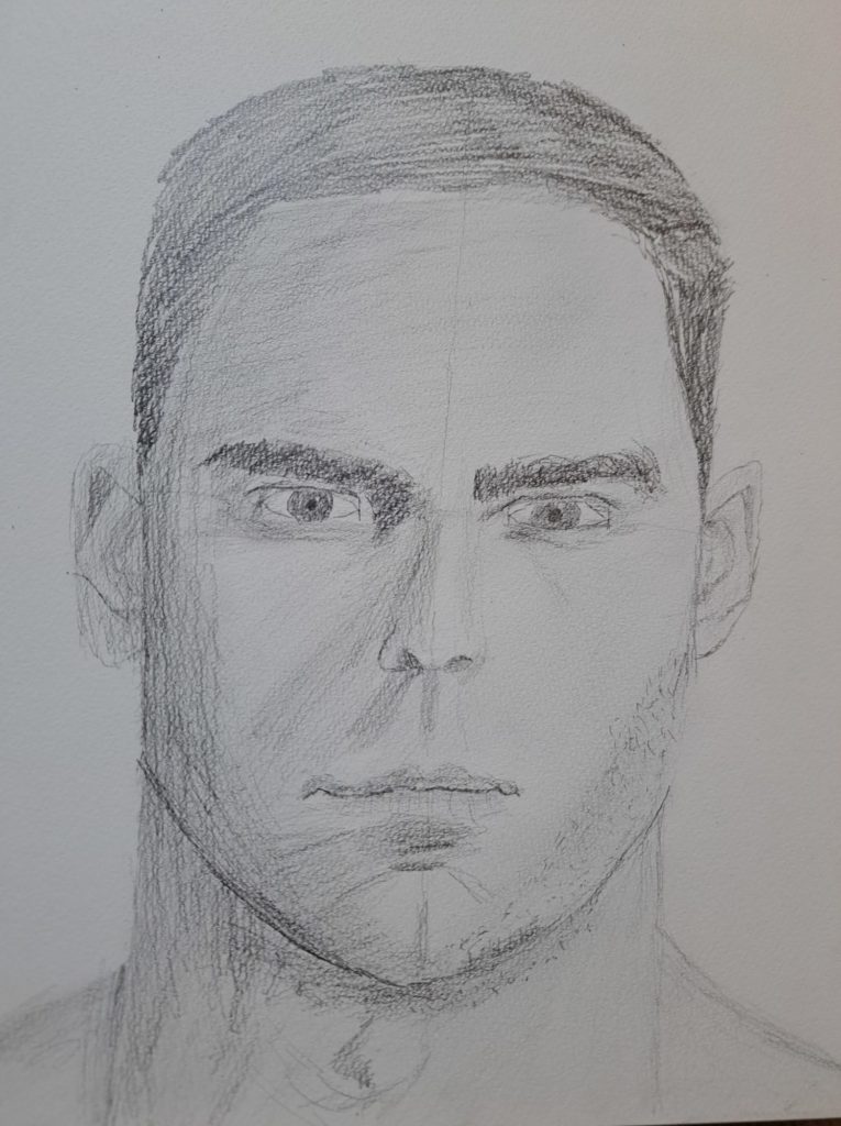 人物画　えんぴつ