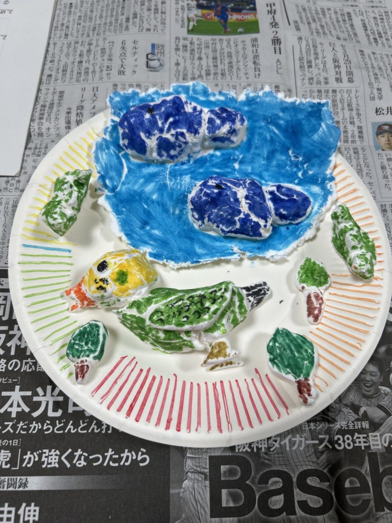 インコちゃんと魚ちゃん