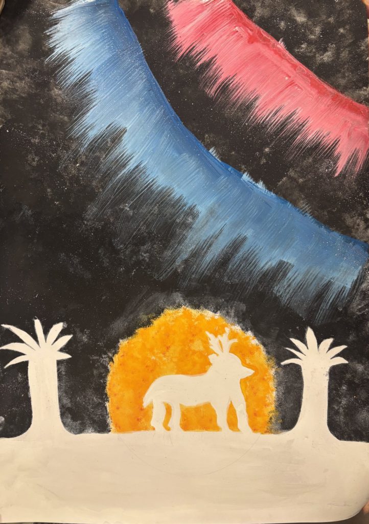 夏休みの課題「自然とオーロラ」