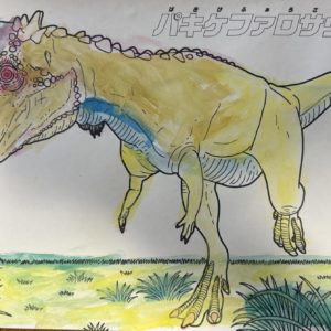 恐竜塗り絵🦖